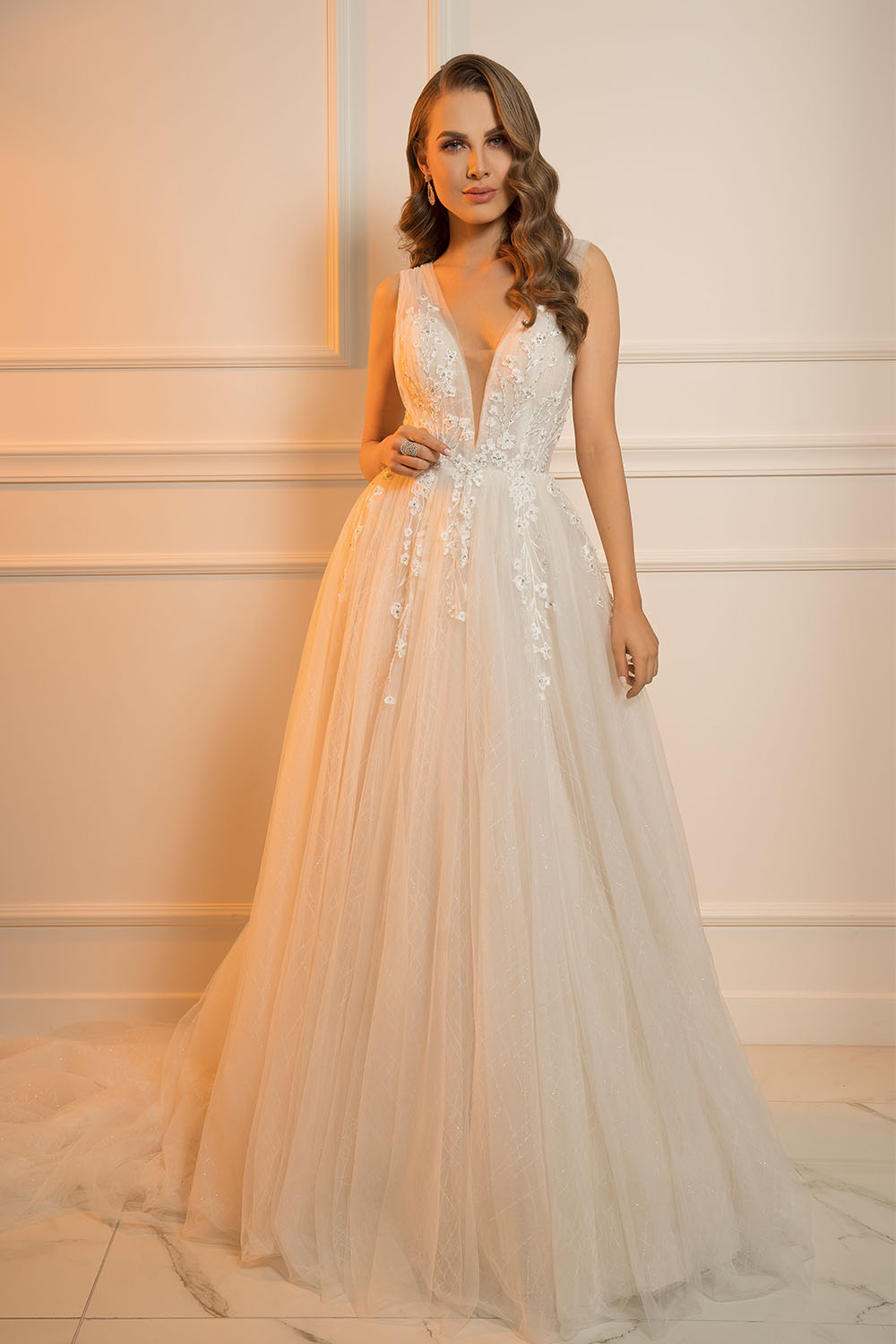 Robe de mariée fluide