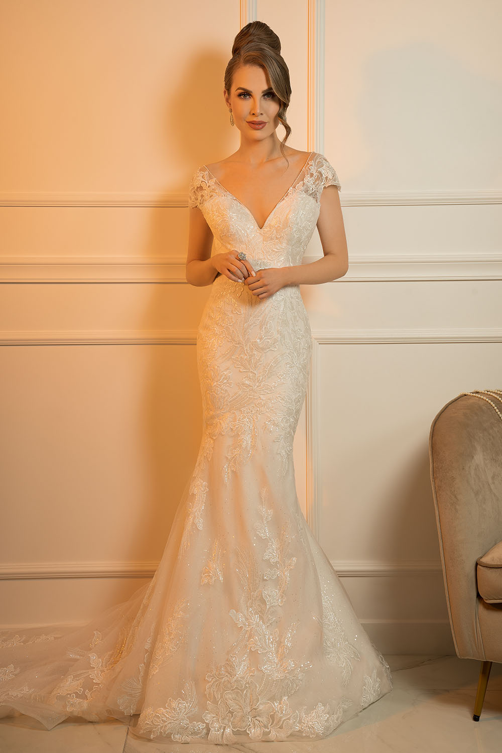 Robe de mariée fourreau