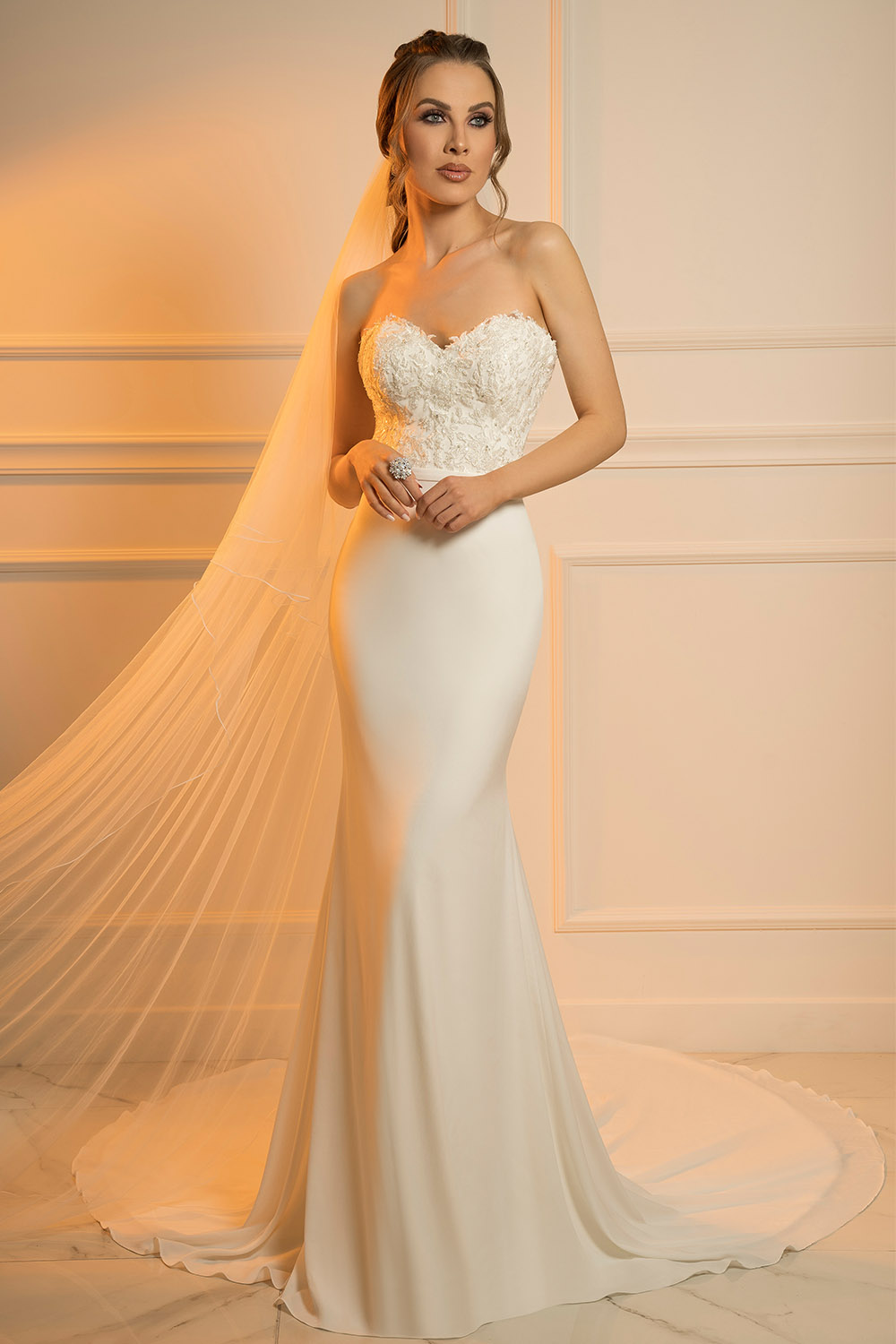 Robe de mariée fluide