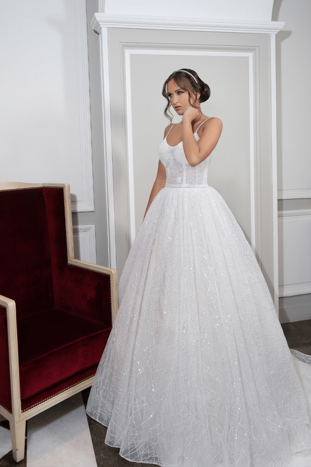 robe de mariée pailletée